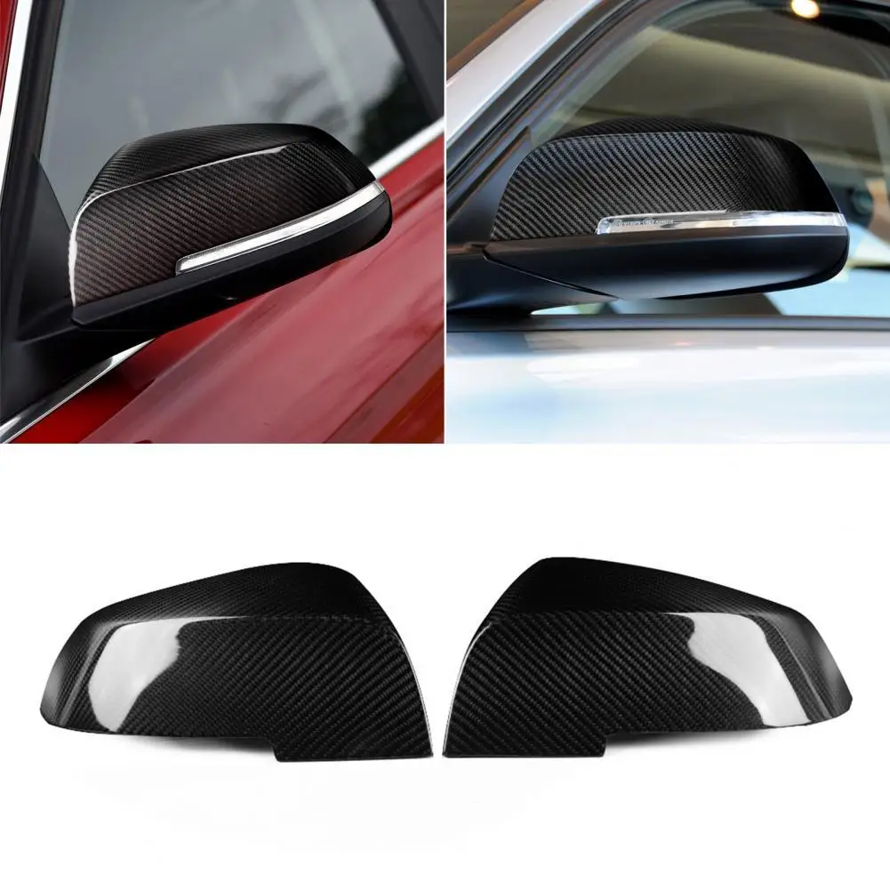 

Чехол для зеркала заднего вида, сменная Защитная крышка из углеродного волокна, левая и правая, для BMW F20, E84, F22, F30, F32, F33, 2 шт.