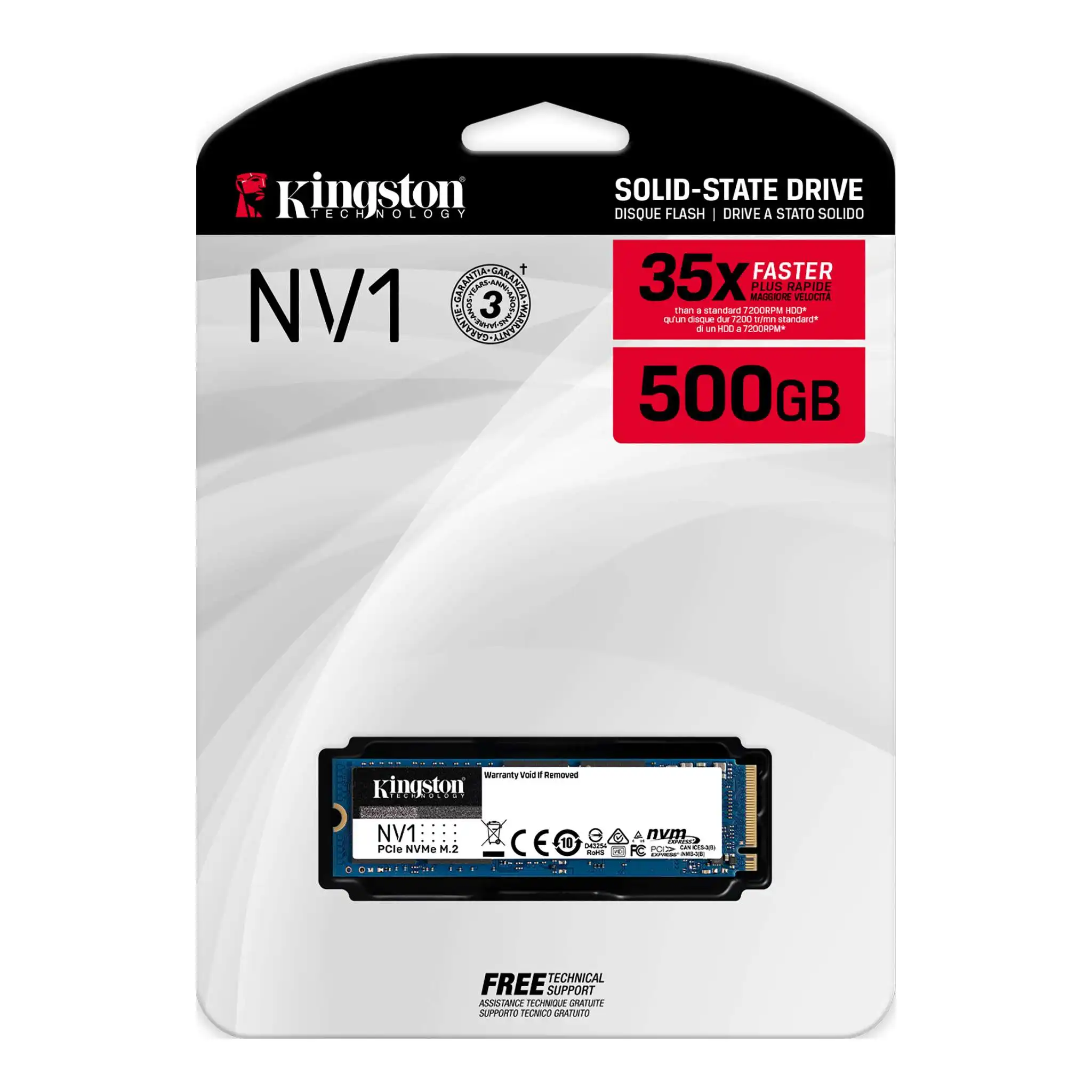 Внутренний SSD KINGSTON M.2 2280 SNVS