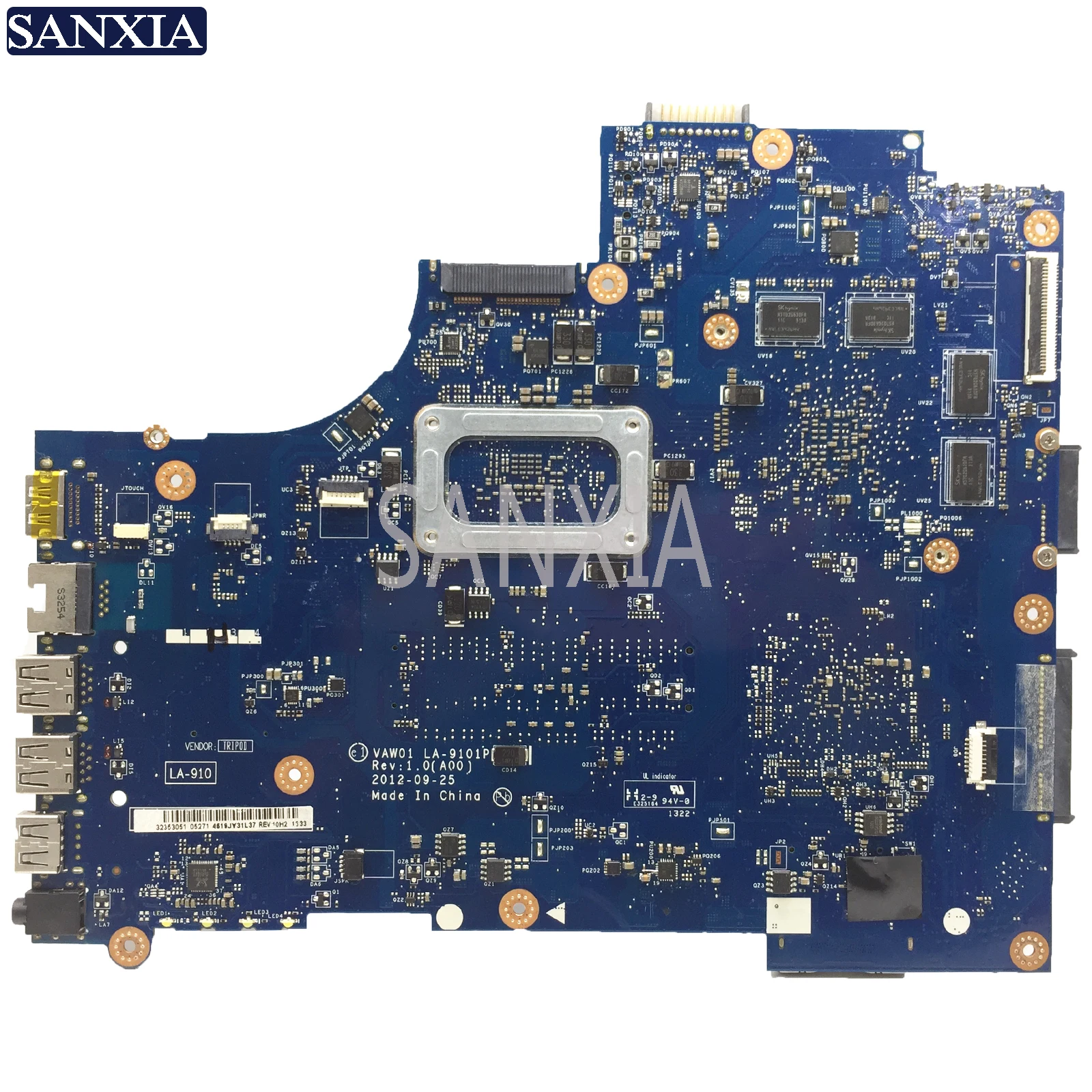 Verkaufen KEFU LA-9101P Laptop Motherboard Für Dell Inspiron 15-3521 5521 Original Mainboard I5-3317U HD8730M-2GB