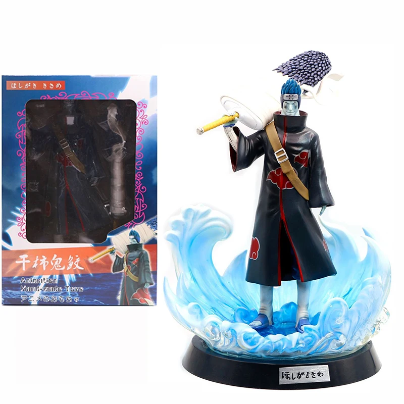 Shippuden GK Akatsuki Hoshigaki Kisame Акула Может парень фигурка кольцо Коллекционная модель