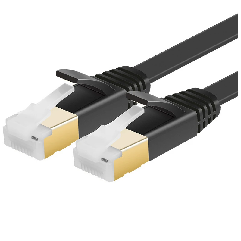 CAT7 Ethernet кабель RJ45 10 ГБ быстрый экранированный SSTP сетевой плоский LAN патч корд Cat7