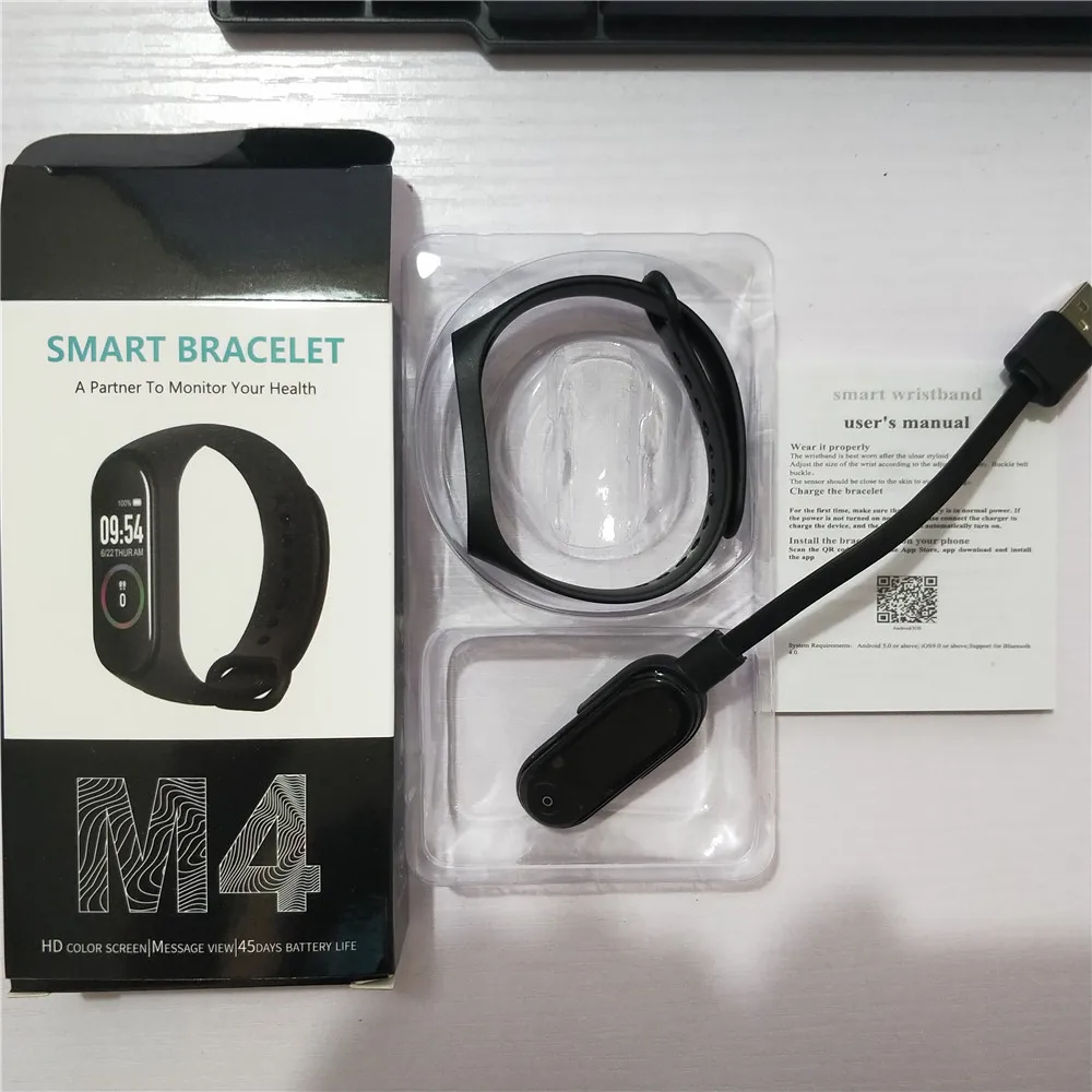 M4 Band смарт часы браслет 4 пульсометр кровяное давление фитнес трекер монитор сна