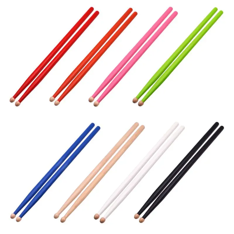 1 пара 7А кленовые барабанные палочки для детей Противоскользящие перкуссионные