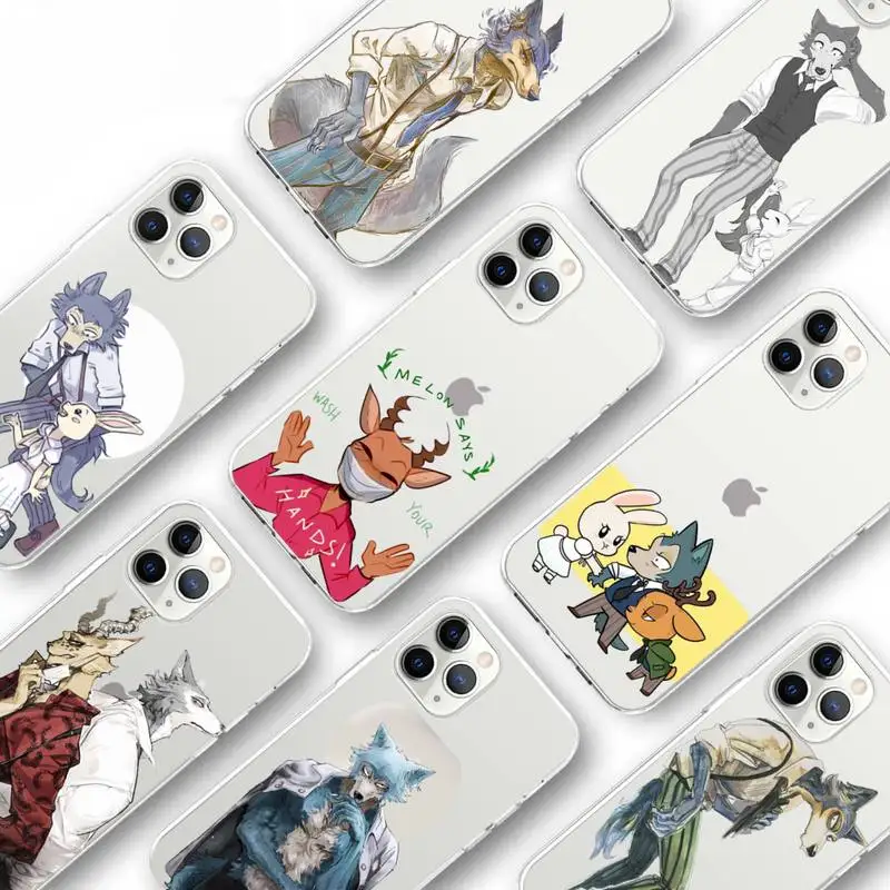 

Beastars the Movie Phone Case Transparent for iPhone Samsung S 11 12 6 7 8 9 10 20 Pro X XS Max XR Plus lite Clear mobile bag