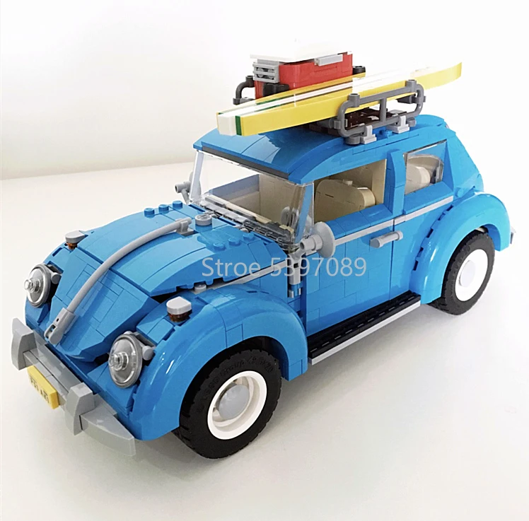 Строительные блоки 21003 в наличии совместимые с Legoinglys CREATOR 10252 Volkswagen Beetle