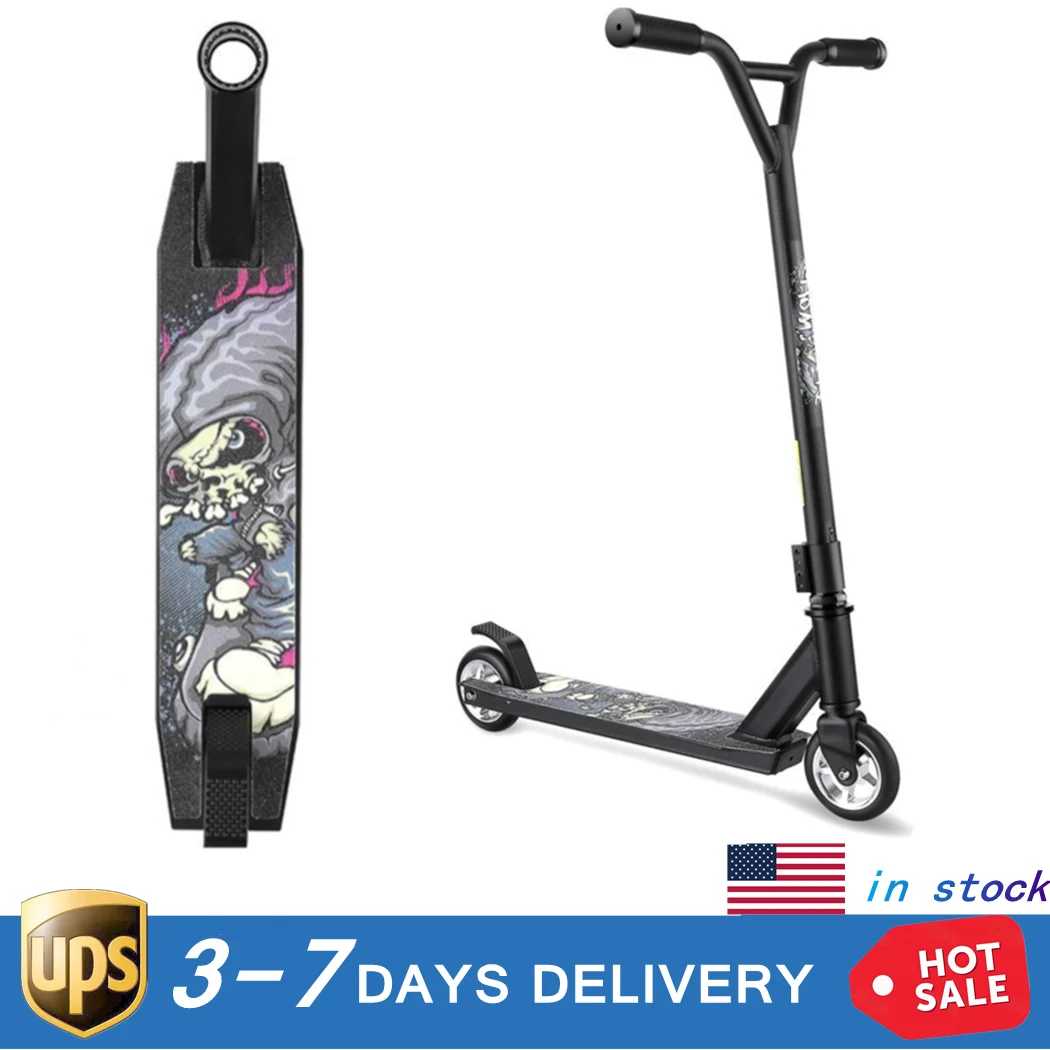 Двухколесный скутер с максимальной нагрузкой 100 кг скейтборд для спорта на