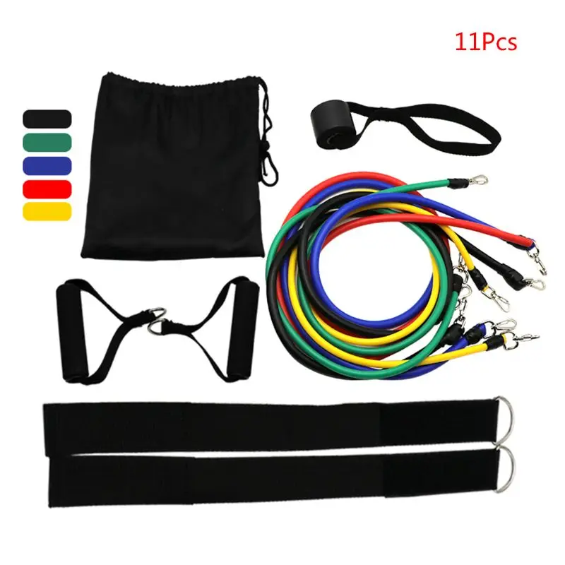 

1Set Multifunction Exercise Resistance Bands Yoga Pilates Fitness Tube Pull Rope