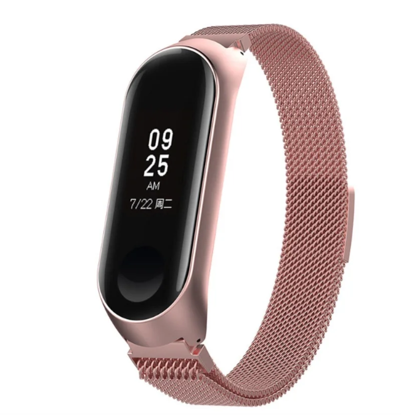 Ремешок на запястье металлический браслет из нержавеющей стали для Xiaomi mi 4 3 Band