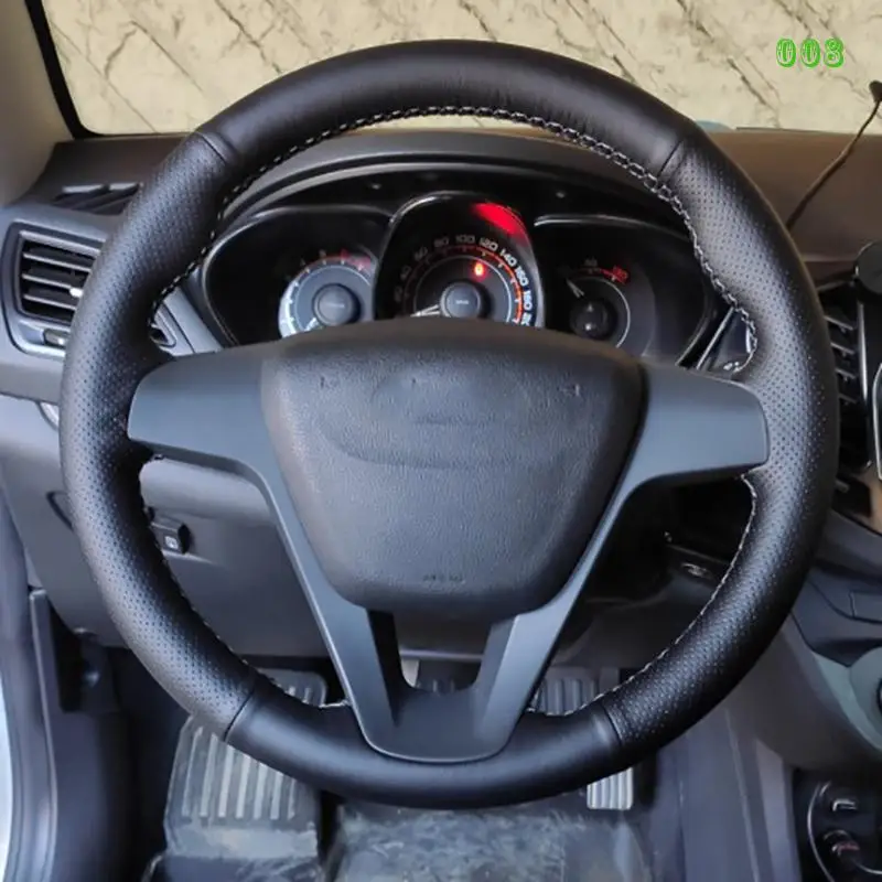 

DIY Custom Original Steering Wheel Cover For Lada Vesta 2015-2020 Xray 2015-2020 Leather Braid For Steering Wheel DIY Sewing