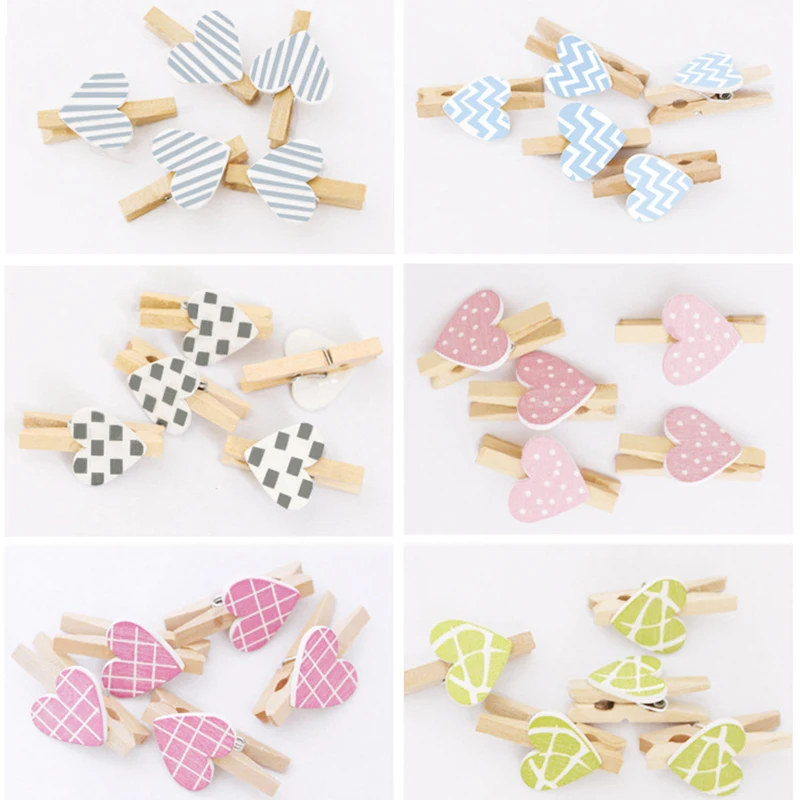 Прищепки деревянные декоративные для хранения одежды и нот|Бельевые прищепки| |