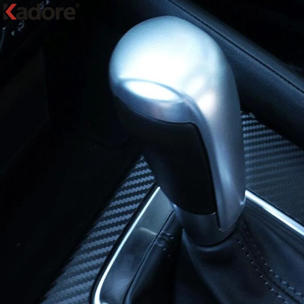 Для Mazda 2 3 6 CX 5 9 2017 2018 2019 2020 углеродного волокна на Шестерни переключения головы