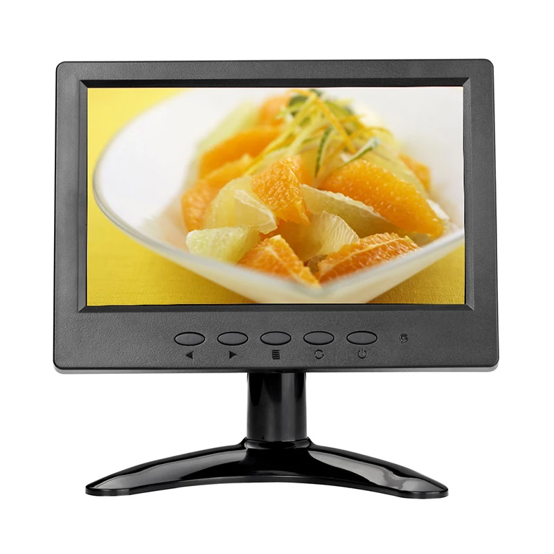 ZHIXIANDA H0716 7 дюймов 1024*600 16:9 AV BNC VGA HDMI сигнал портативный мини ЖК экран монитор с