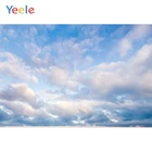 Фон для фотосъемки Yeele с изображением неба, голубого неба, градиента, белых облаков, мечты, студийный фон для фотосъемки, декор для дня рождения