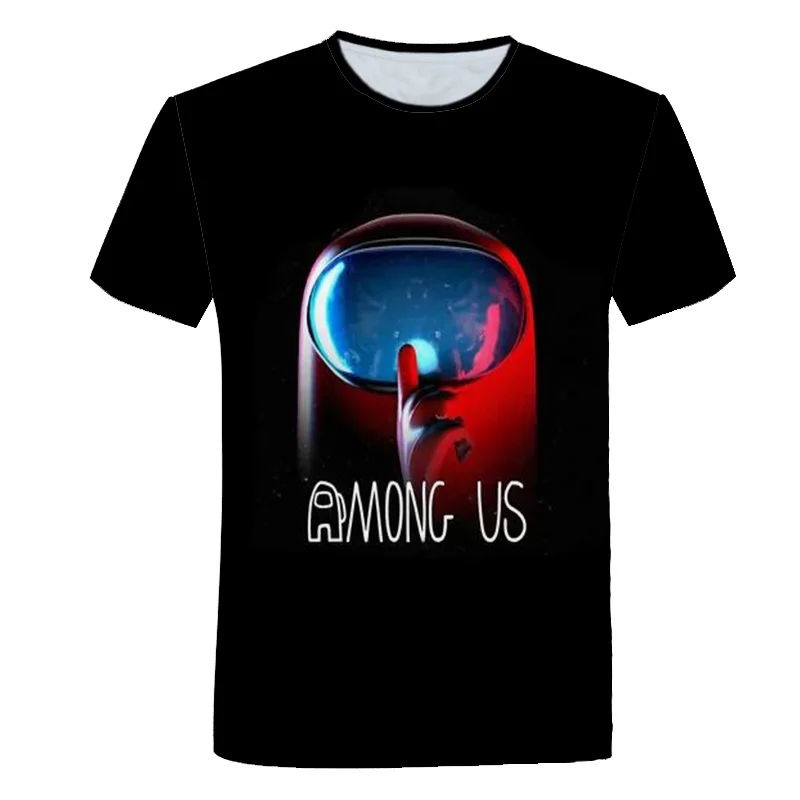 

Children's Game Anime T-shirt Quick-drying O-Neck Short-sleeved Boys and Girls Cartoon Impostor 3D Print Tshirt Clothes