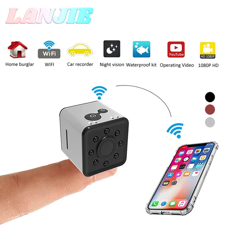 

HD WIFI Small Mini IP Camera Cam 1080P Video Sensor Night Vision Camcorder Micro Cameras DVR Motion Recorder Camcorder SQ13