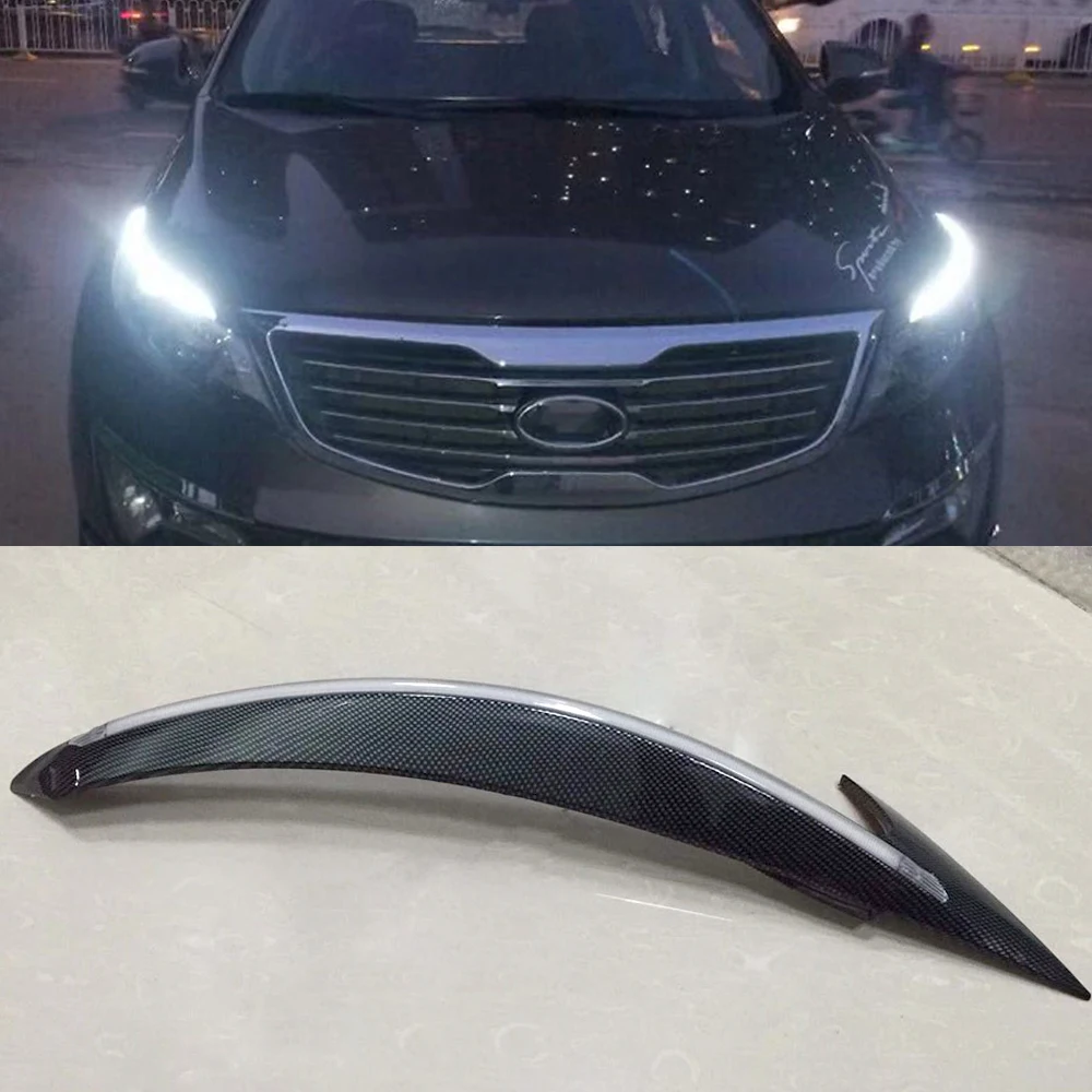 Автомобильные мигающие светодиодные дневные ходовые огни 1 пара для Kia Sportage 2011 2012