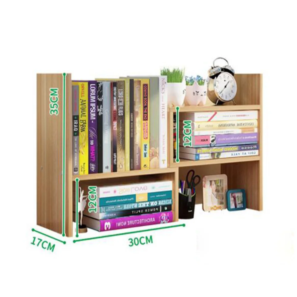 Книжная полка простая настольная детский Настольный стеллаж для хранения