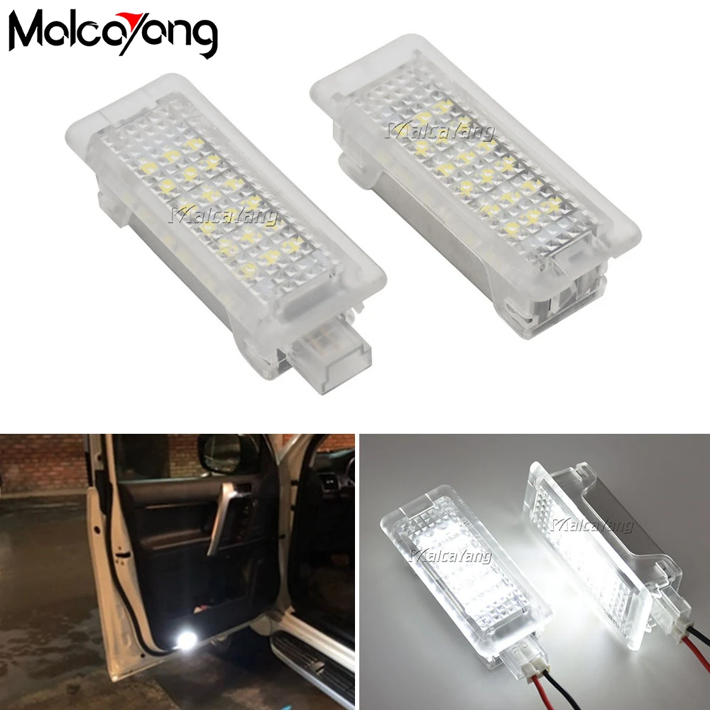 

2Pcs For Mercedes Benz ML-Class W166 E-Class Couple C207 Cabriolet A207 LED Courtesy Glove Box Under Door Light Welcome Lamp