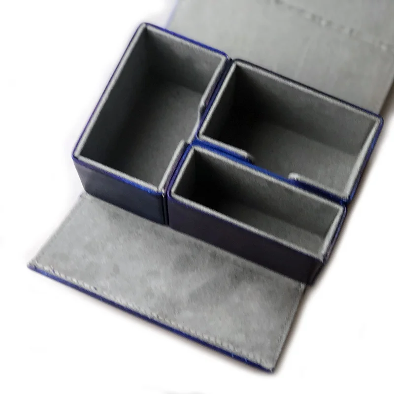 Кожаный чехол для карт Time Walker ручной работы деревянная коробка сражений с землей и облысением может вмещать