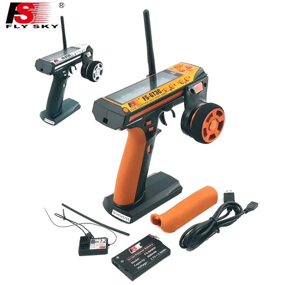 Flysky FS GT3C 2 4G 3CH RC передатчик дистанционного управления с приемником GR3E Lipo для