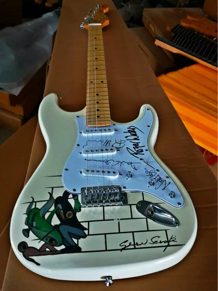 Высококачественная фотоэлектрическая гитара однотонная с рисунком из