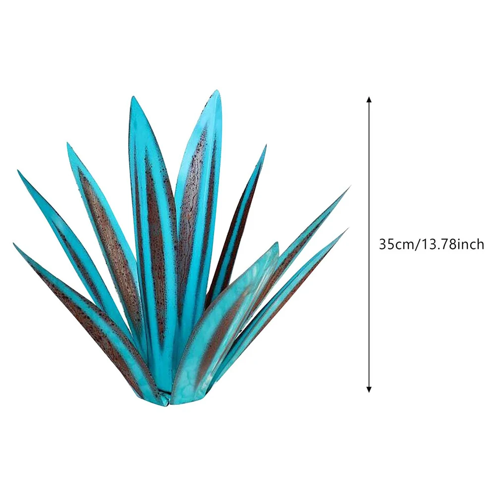 

1 Set Iron Art Cantury Plant Creative Yard Statue Waterproof Corrosion Resistant Garden Decor Ornaments Simulation Plant