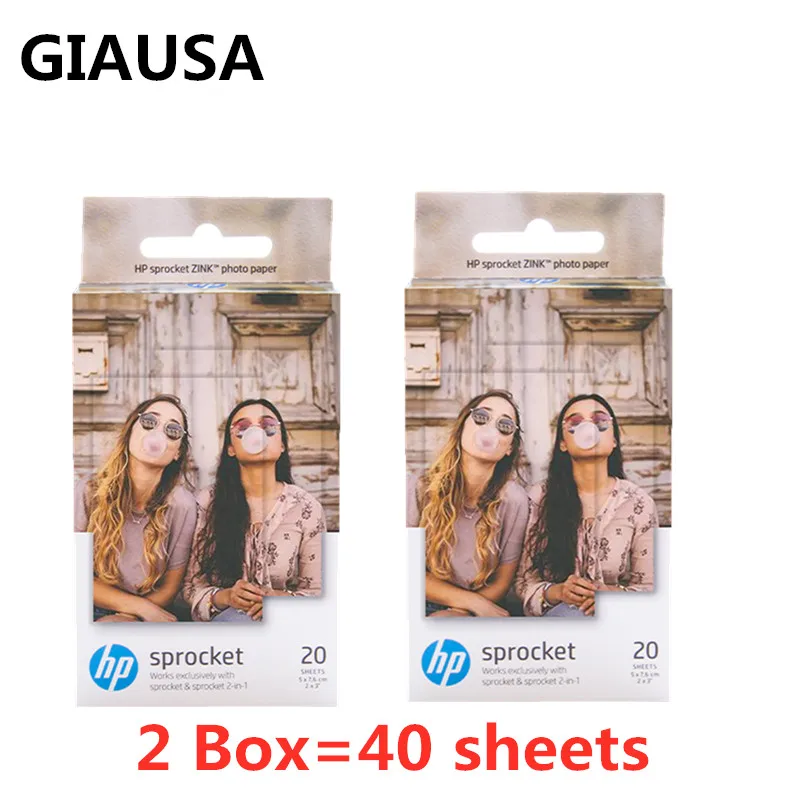 GIAUSA совместимая с HP звездочка и 2-в-1 для мини фотобумаги карманного фотопринтера