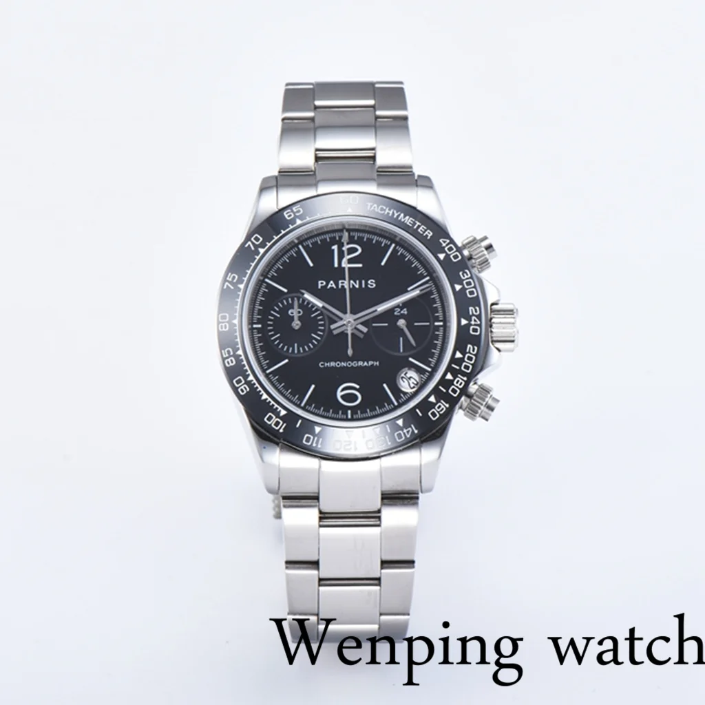 Мужские водонепроницаемые кварцевые часы с серебристым циферблатом и