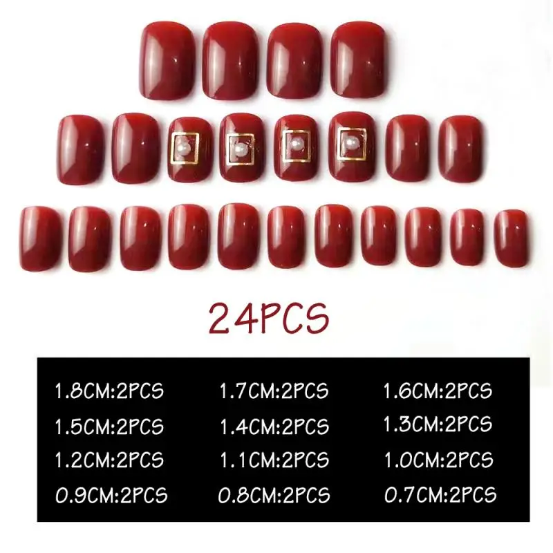 Роскошный квадратный стикер для ногтей матовая 3D текстура на полную длину с