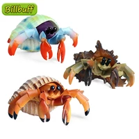 simulation ocean animals abs hermit crab action model figures collection cognition educational toys for childrens christmas gift