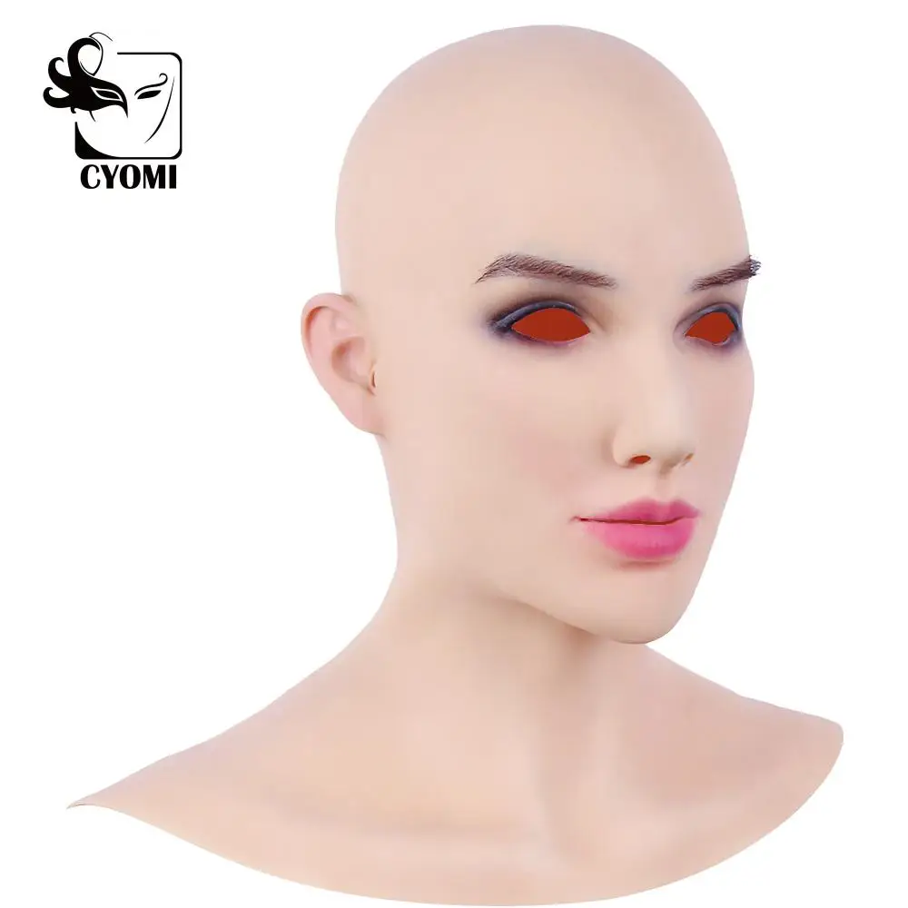 Cyomi Мягкая силиконовая реалистичная женский манекен головы Беатрис женственные