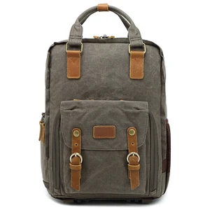 careell c272 canvas digital slr photo backpack durable photographer padded camera bag for camera lens flash tripod charger 272 free global shipping