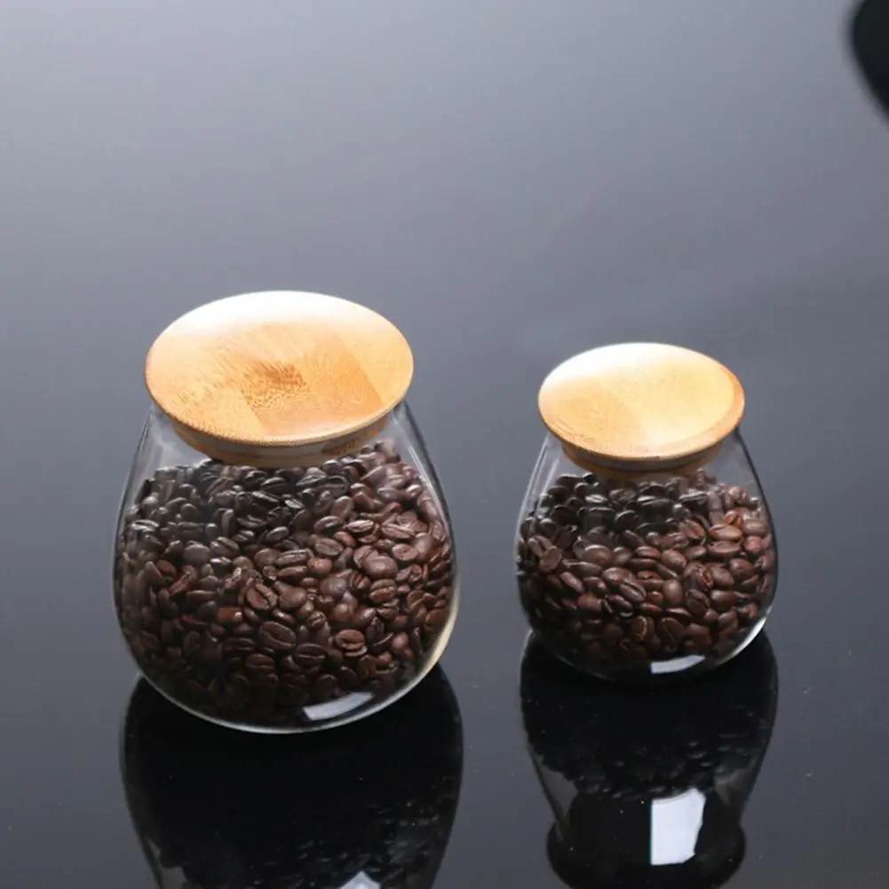 Домашний стеклянный контейнер для хранения 400 мл/800 мл герметичная крышка чая и еды кухонные контейнеры