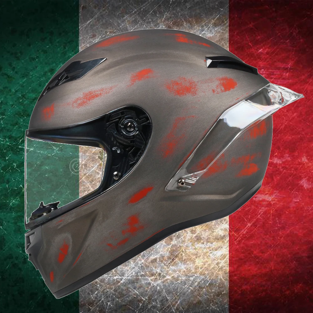 Мотоциклетный шлем с полным покрытием мотоциклетный защитой от ржавчины для