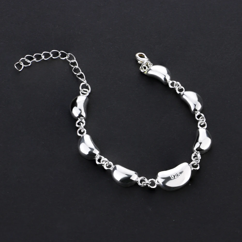 Женские браслеты из серебра 925 пробы очаровательные ювелирные изделия |