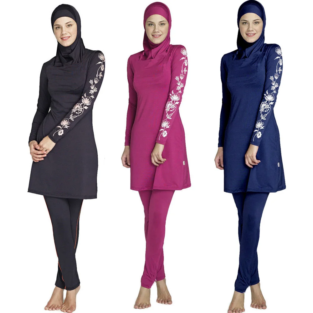 Новые мусульманские купальники Исламский купальник скромный для женщин | Спорт и
