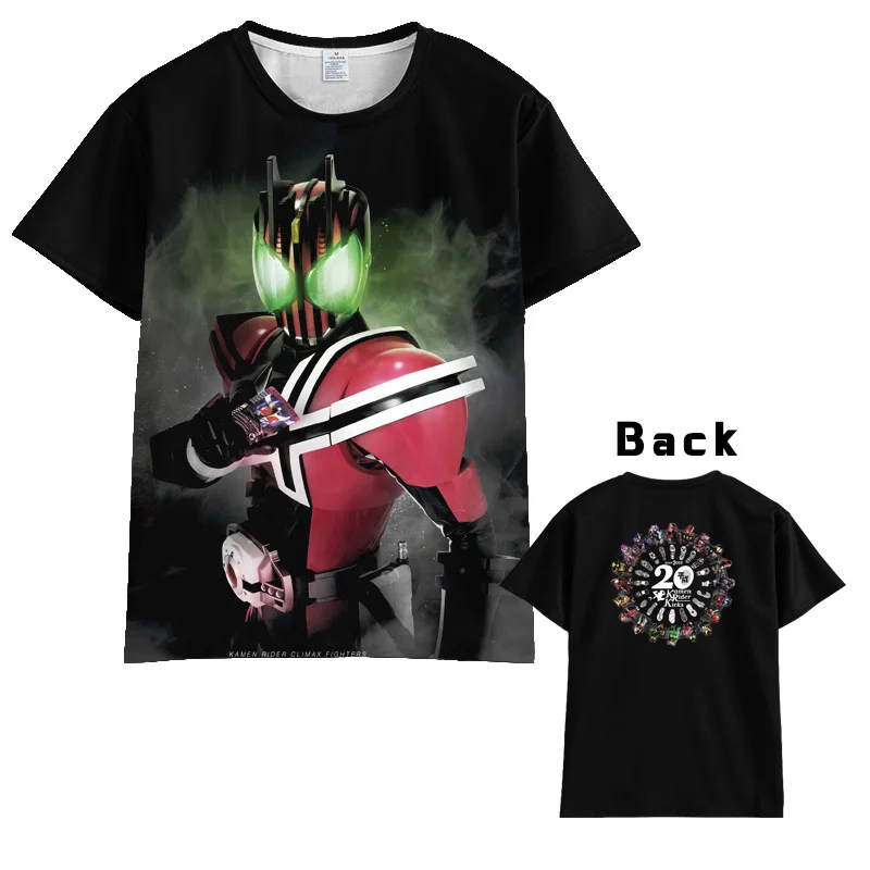 

COFUN Japanese Heisei Kamen Rider 20 Member Anime T-shirt Short Sleeves XXS-5XL