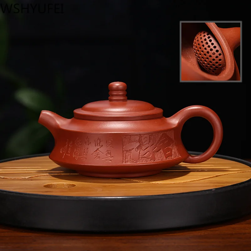 Китайский чайный горшок Yixing Фиолетовый Глиняный камень чайник Dahongpao подлинный