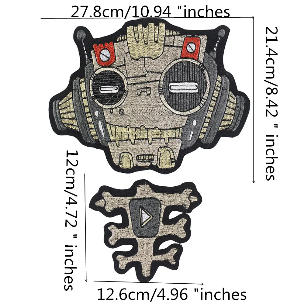 Супер крутые патчи для одежды с роботом нашивки вышивкой Mr Robot | Дом и сад