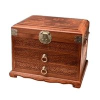luxury wood multi layer jewelry storage box rosewood wood vintage large jewelry box storage organizer case drawer gift ideas
