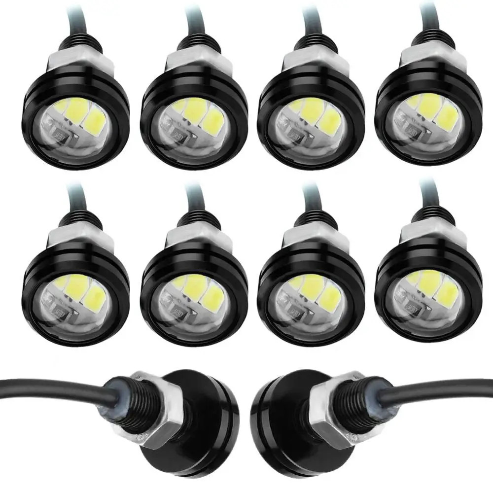 10 Синий DC 12V 15W Eagle Eye светодиодный дневный ходовой DRL резервный светильник для