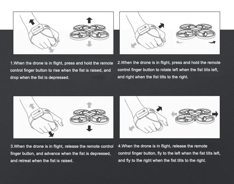 Интерактивный индукционный мини-Квадрокоптер для мальчиков умные часы