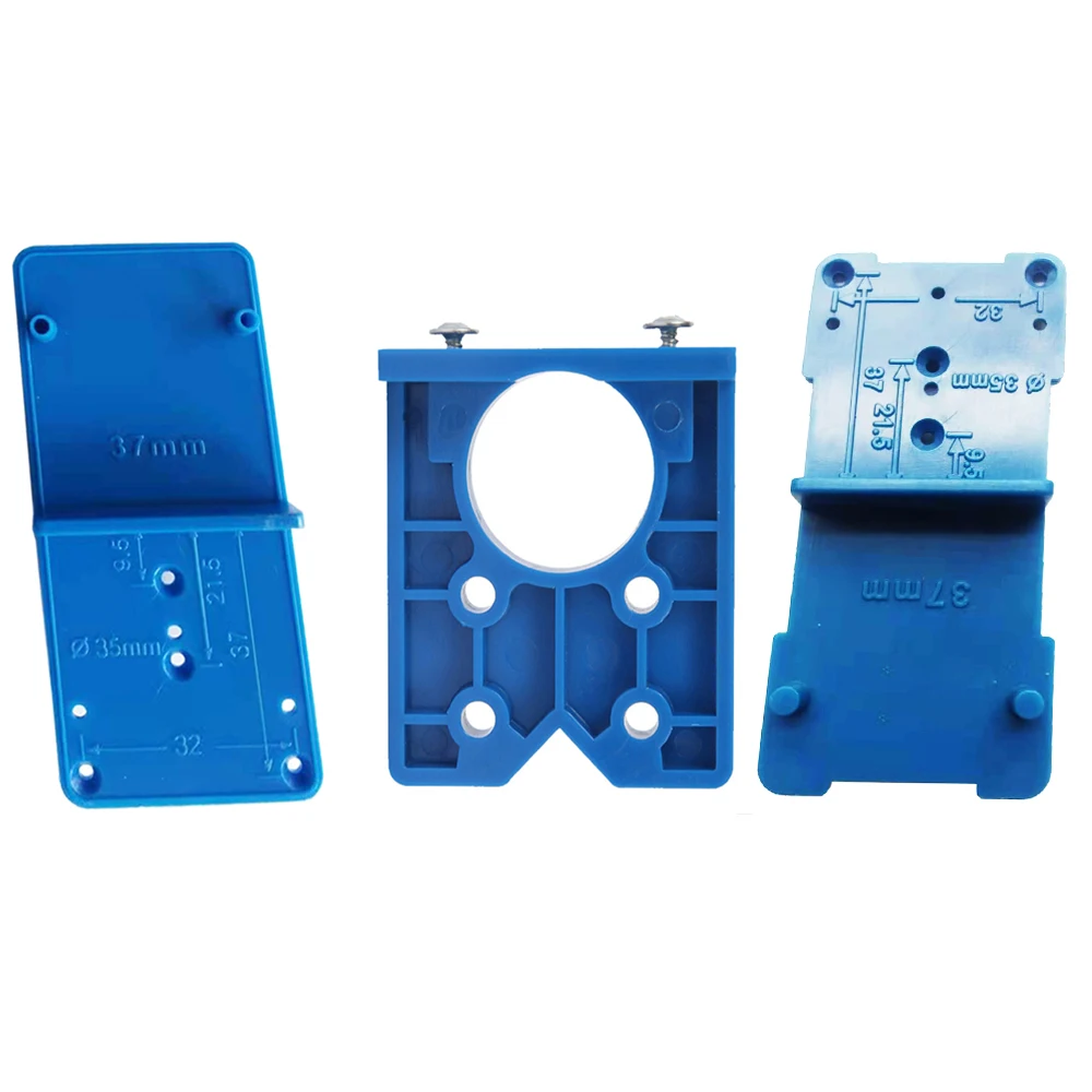 

3Pcs Hinge Hole Drilling Guide 35mm 40mm Hing Installation Jig Door Cabinet Hinge Hole Locator Tool