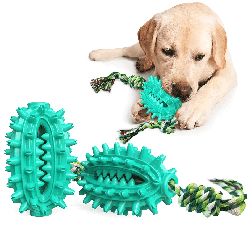 

Dog Toys for Aggressive Chewers Molar Stick Gnawing Cleaning Bone Multifunctional Dog Toothbrush for Small Medium Large Wash