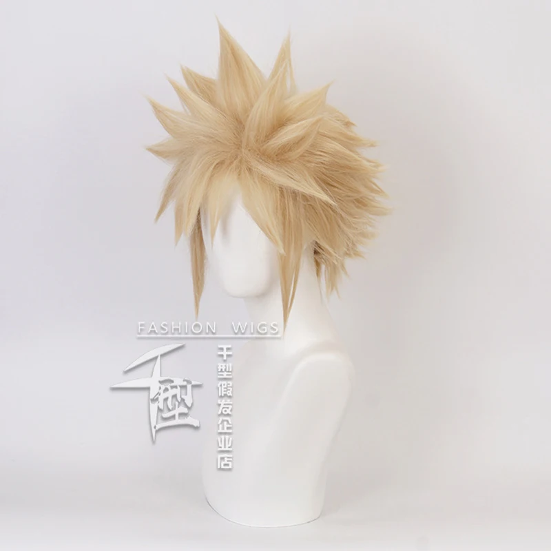 

Game Final Fantasy VII Cloud Strife Short Wig Cosplay Costume Heat Resistant Synthetic Hair Men Wigs