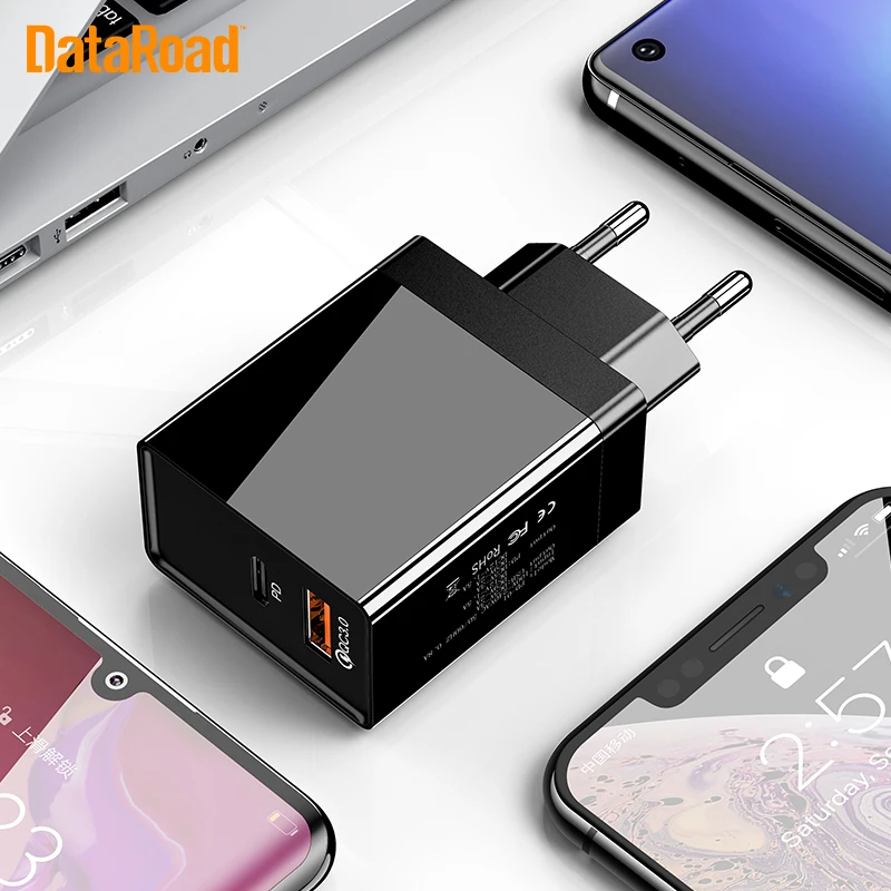 Зарядное устройство DataRoad 48 Вт USB Type C QC 3 0|Зарядные устройства для телефонов| |