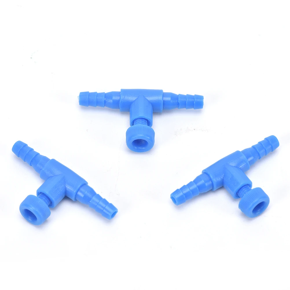 3/10pcs fish tank air line flow control regulator valve aquarium for 4/6mm Airline Tubing Pipe Adjustable Connector Switch Tap - купить по