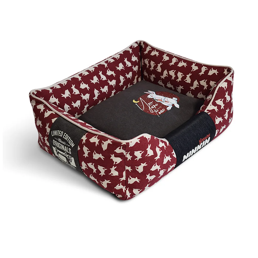 Собачья будка для маленьких и средних питомцев удобная кровать сна мягкая