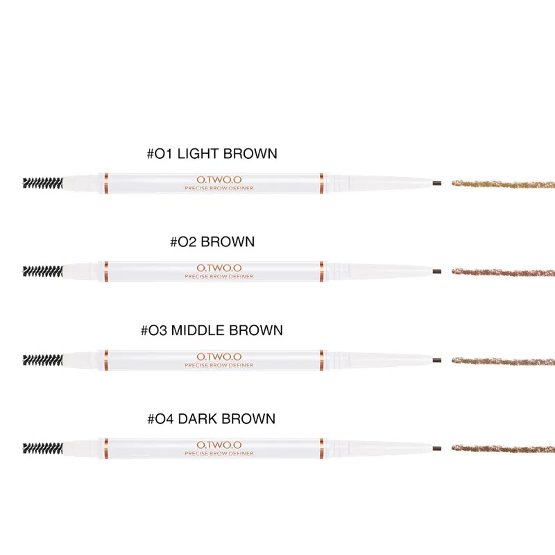 Фирменный карандаш для бровей ультра тонкий 1,5 мм Microblading Make Up beauty Косметика Водонепроницаемый стойкий 4 цвета карандаш для бровей