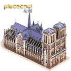 Металлический 3D пазл Piececool Нотр-дама, модель Парижа, наборы для сборки сделай сам, лазерная вырезка, головоломки, игрушка для детей